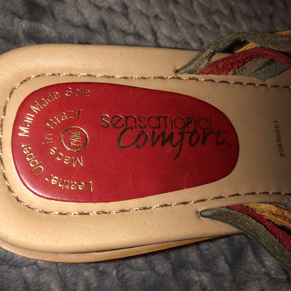 Leather Slide Ons B9 - Picture 4 of 9